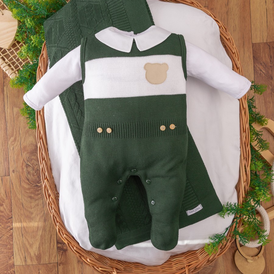 Saída de Maternidade Guilherme - Verde Militar